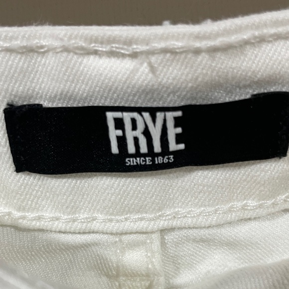 Frye White High-Waisted Jeans - Picture 2 of 5